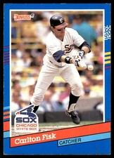 Carlton Fisk 1991 Donruss #108 White Sox MLB READ FREE SHIPPING AutographDen