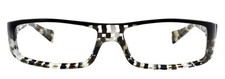 New ALAIN MIKLI AL0506G01T 57mm Cube Black Gray Eyeglasses Frame France Unisex
