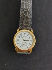 Orologio classico TISSOT A280 oro bianco analogico piccoli secondi cinturino ...