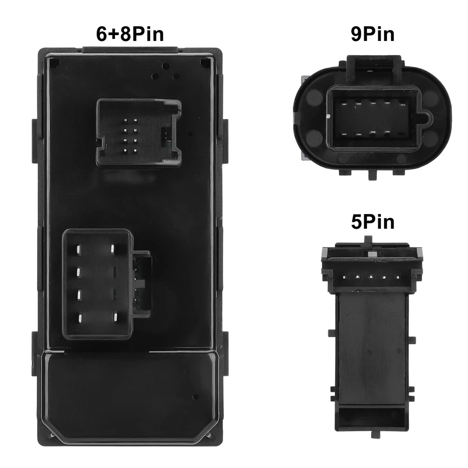 Driver Side Window Switch Door Lock for 2007-2013 Chevrolet Silverado GMC Sierra - Image 3 of 4