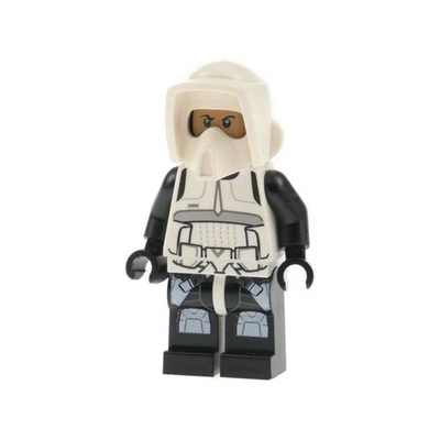 1x Lego Minifigur SW Imperial Scout Trooper Beine Kopf schwarz 10236 sw0505 - Bild 1 von 3