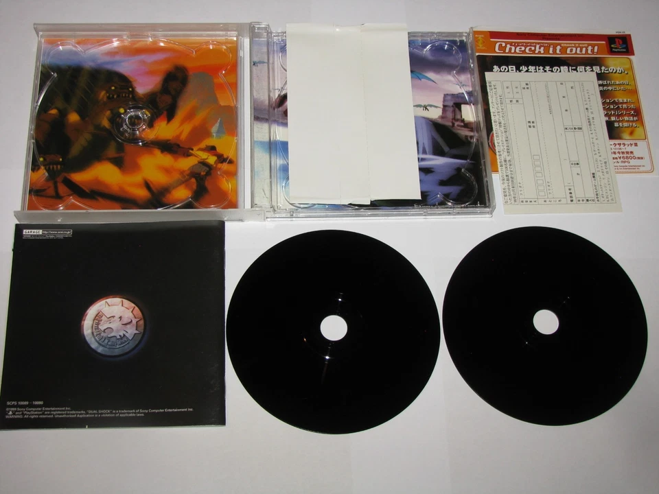 Wild Arms 2 2nd Ignition Playstation japonês PS1 Japão importação obi reg vendedor dos EUA - Imagem 2 de 4