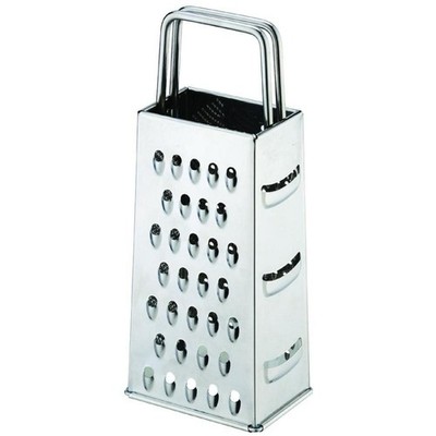 KINGHOFF Reibe - mit vier verschiedenen Reibeseiten - Edelstahl - Höhe 12,8 cm