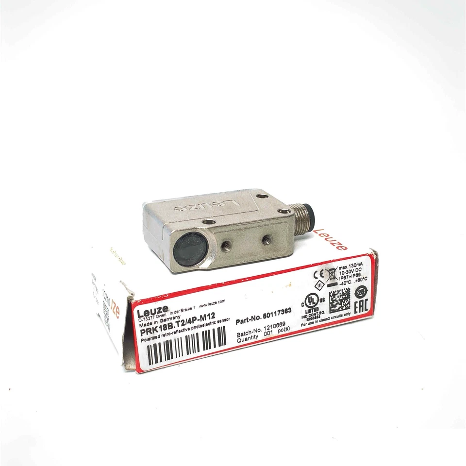 Leuze Reflex-Lichtschranke polarisiert 50117363 PRK18B.T2/4P-M12 -new-