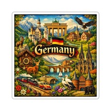 Germany Sticker  German Travel Souvenir