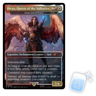 FREYA, QUEEN OF THE VALKYRIES (IROAS, GOD OF VICTORY) Secret Lair Magic MTG CARD | eBay FREYA, QUEEN OF THE VALKYRIES (IROAS, GOD OF VICTORY) Secret Lair Magic MTG CARD | eBay