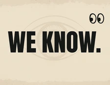 📬 Anonymous Mystery Postcard – “WE KNOW” Edition – Sent Without a Trace