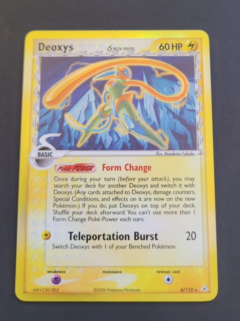 Pokemon TCG Deoxys Delta Species 6/110 Holon Phantoms Holo Rare - NM