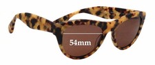 SFx Replacement Sunglass Lenses fits Miu Miu SMU09O - 54mm Wide