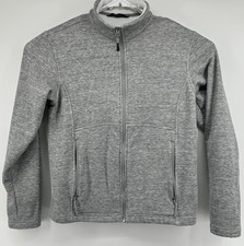 The North Face Full Zip Fleece Jacket Gray Men  s Size Medium