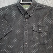 Howler Bros Shirt Men Medium short sleeve Pattern Fishing graphic print pocket