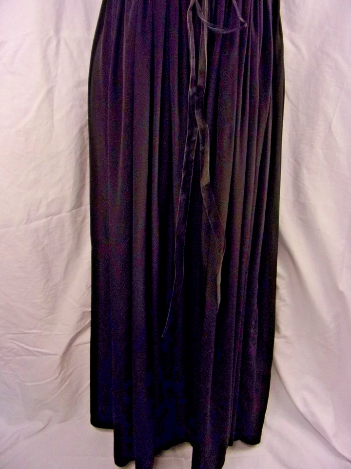 Vestido Sol Vintage Valentino Intimo Couture Bergdorf Goodman Negro 100% Seda L Foto 3 de 4