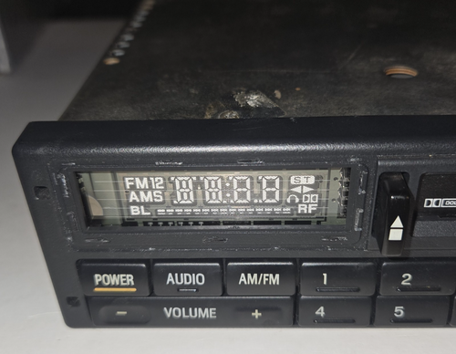 Vtg Ford AM/FM Radio OEM Stereo Cassette Mustang F150 F7ZF-19B132-BA - UNTESTED - Picture 2 of 14