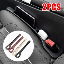 2 PCS Universal Car Seat Gaps Filler Side Seam Plug Strip Seat Gap Phone Holder