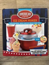 American Originals 0.6L Tabletop Ice Cream Gelato Frozen Yoghurt Maker Machine