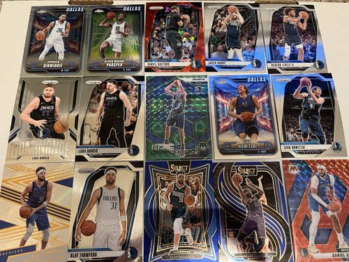 Dallas Mavericks 25 Card Team Lot - Luka Doncic, Kyrie Irving, Klay Thompson!!! - Picture 2 of 3