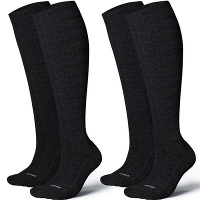 Viscose Graduated Compression Socks for &Men - Cushioned Knee-High 20-30 mmHg...