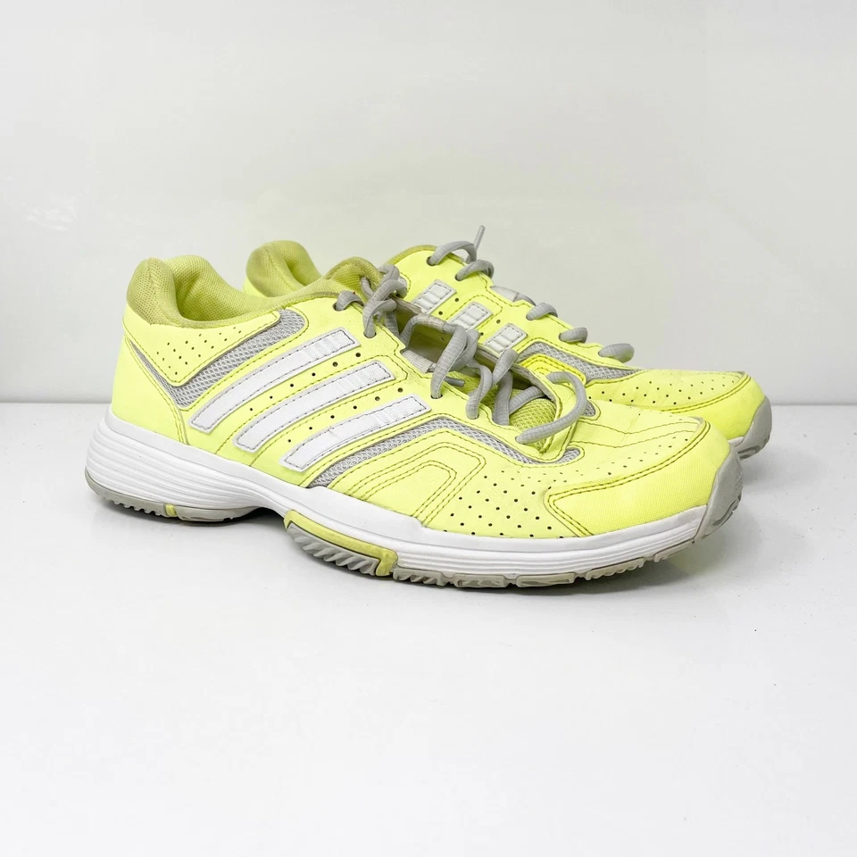 Adidas Womens Barricade Court B23044 Yellow Running Shoes Sneakers Size 8 - Image 2 of 4