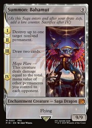 Summon: Bahamut 0001 Mythic Universes Beyond: Final Fantasy