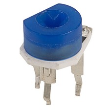 Image of Bourns 3306P-1-102 1K ±25% 6 mm Horizontal Cermet Trimmer Potentiometer