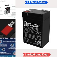 6V 4.5Ah Sealed Lead Acid Rechargeable Battery F1 Terminal SLA AGM Maintenance