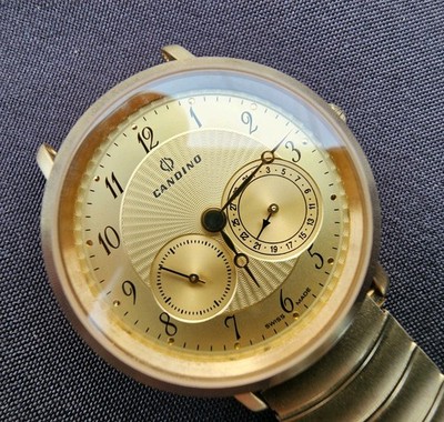 *SERVICED* 37mm Candino Automatic Men's W/ New Flex Bracelet