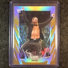 2026 Topps Chrome WWE SAMI ZAYN Base Gold 3/50 #67