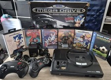 Sega Megadrive Boxed Console & Game Bundle - Tested And Working