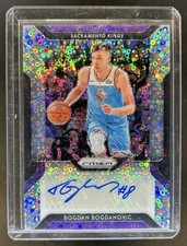 2018-19 Panini Prizm Bogdan Bogdanovic Fastbreak Auto #FB-BDB Kings