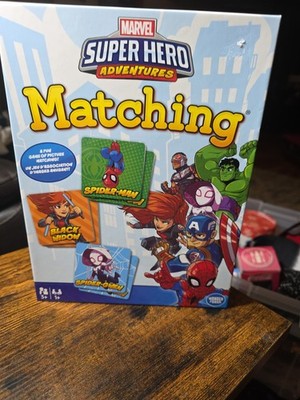 New Marvel Super Hero Adventures 72 Picture Tiles Matching Game  Factory Seal 