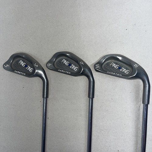 Ping Zing Blue Dot Irons And Wedge. 5/6/W
