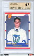 POP 1: Mark Greig RC BGS 9.5: 1990-91 Score Rookie Card Gisto #431