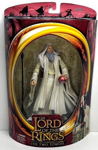 Toy Biz - Lord of The Rings - Two Towers - Saruman The White - New in Package