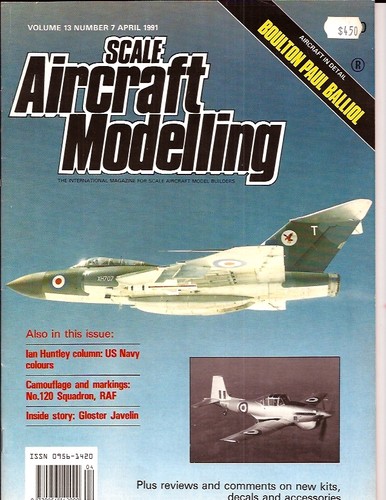 Scale Aircraft Modelling V13 N7 Boulton Paul Balliol Gloster Javelin US Navy - Picture 2 of 2