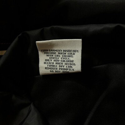 Airwalk Mens Jacket Small Black Snap Button Y2k Skate Lined