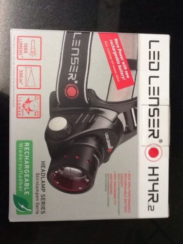 LED Lenser H14R.2 Rechargeable Head Torch Lamp Joggers Cycling Hiking Fishing 72 - 第 1/5 張圖片