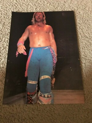 Vintage NWA RICKY MORTON Wrestling Pinup Photo 1980s ROCK & ROLL EXPRESS RARE