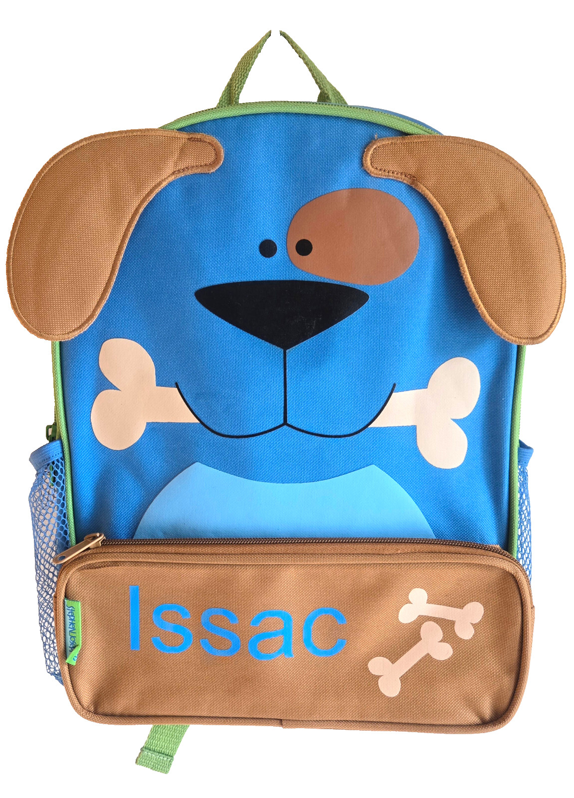 Stephen Joseph DOG THEME Sidekick Backpack Personalized "ISS