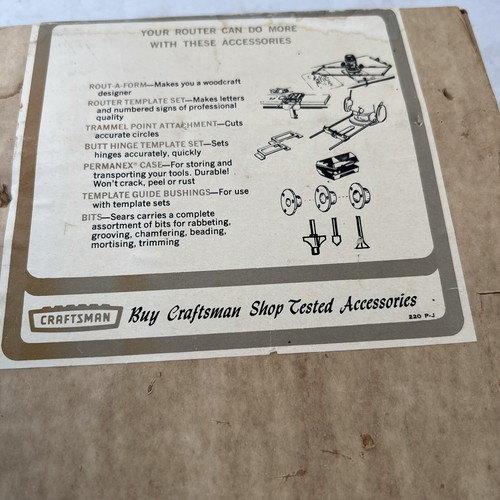 Sears Craftsman Router Edge Guide & Contour Finger 925173 - Picture 5 of 11