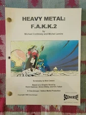Heavy Metal F.A.K.K. 2 Movie Script Reprint Full Screenplay Full Script