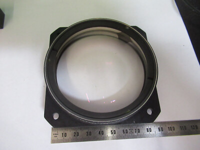 HUGE OPTICAL MIL SPEC LENS CONVEX 85mm 6'' FL  MOUNTED OPTICS AS PICTURED W9-A-22