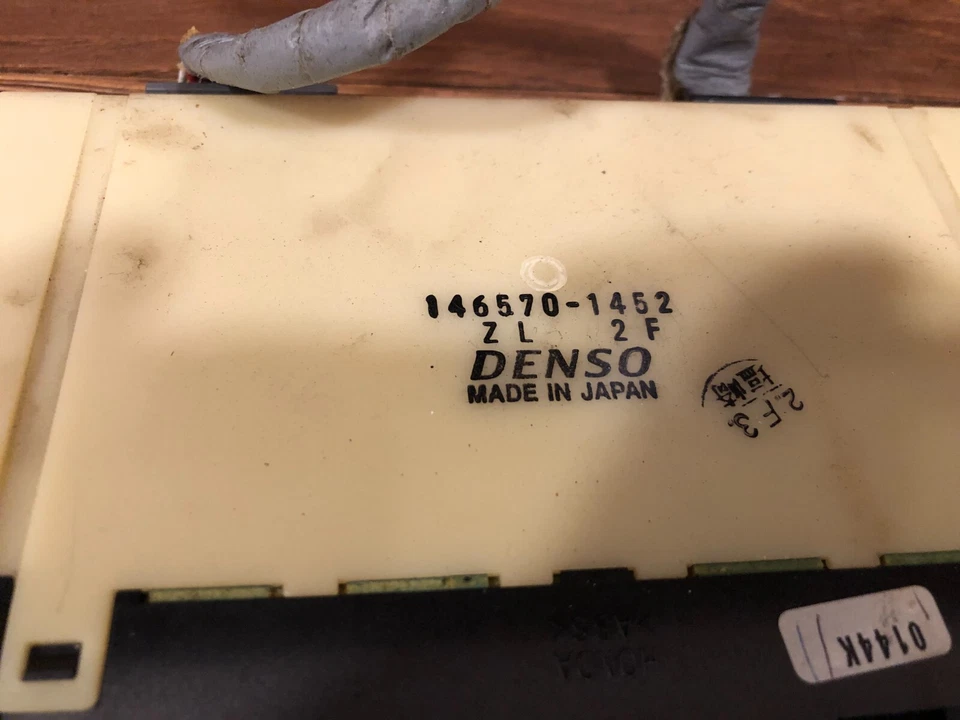 1999-2004 ACURA RL DELANTERO AIRE ACONDICIONADO AIRE ACONDICIONADO CONTROL CALENTADOR INTERRUPTOR OEM Foto 4 de 4