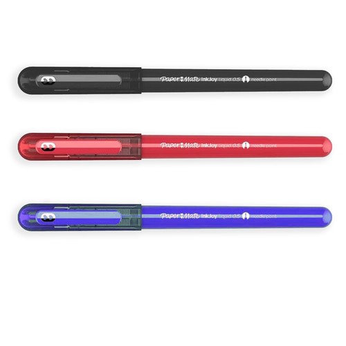 Papermate InkJoy 1956568 - Penna a sfera punta media, Lotto da 4 Assortimento standard