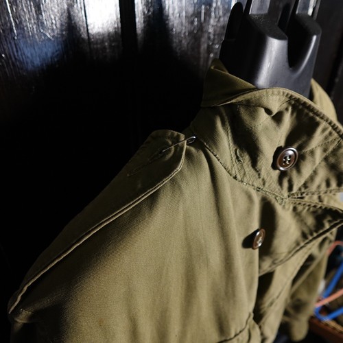 Vintage Original WWII M43 OG 107 Field Jacket Coat US Army w/ Hood Sz M/L - Picture 9 of 20