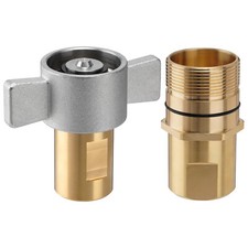 1'' NPT Wet-Line Wing Nut Hydraulic Quick Disconnect Coupler / Coupling Set NEW