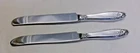 2 PRELUDE STERLING SILVER DINNER KNIVES 9"-1939 ELEGANT INTERNATIONAL FINE