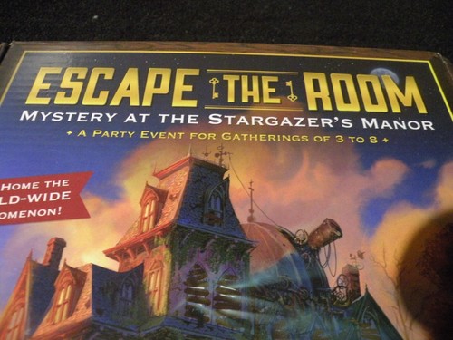 THINK FUN ESCAPE THE ROOM '' MYSTERY AT STARGAZER MANOR '' NEW - Picture 2 of 3