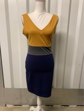 Romeo & Juliet Couture Dress Colorblock Pencil Business Casual Women Size Small
