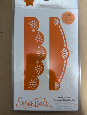 TONIC STUDIOS Essentials: Stars & Shells rounded strip metal dies for 6x6 cards