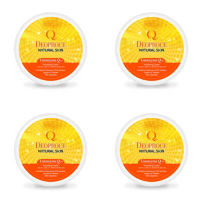 Deoproce Natural Skin Coenzyme Q10 Nourishing Cream 100g*4Pcs - FREE SHIPPING
